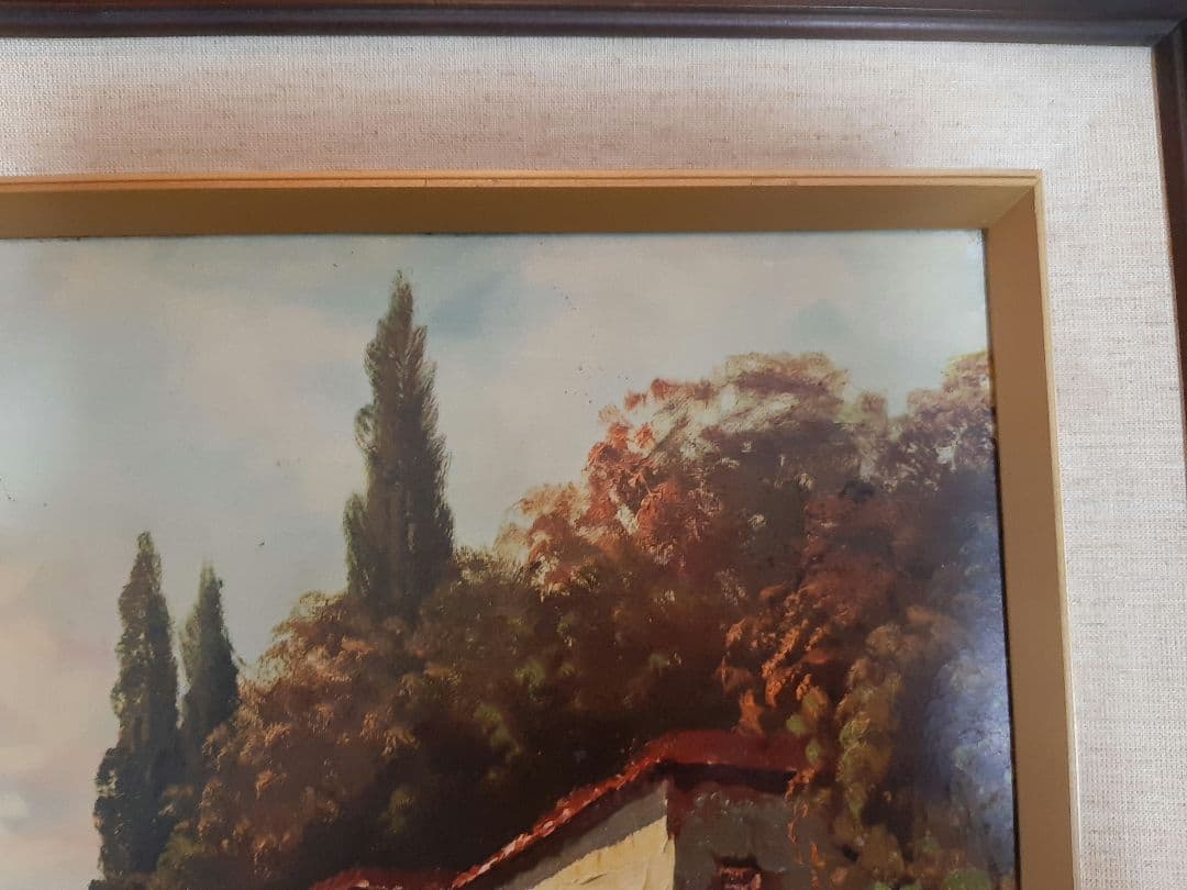 油彩画 風景画 Andr. Betz アンドレ・ベッツ 油絵 - メルカリ