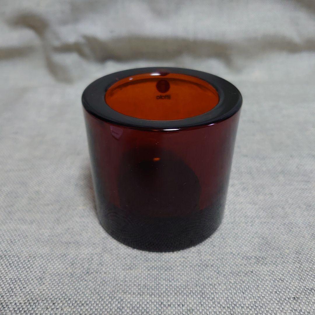 イッタラ マリメッコ kivi ブラウン キビ キャンドルホルダー