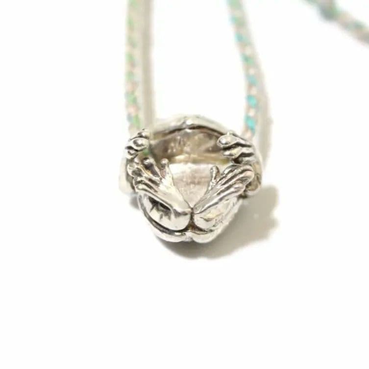 Silver925 カエルペンダント(シトリン)
