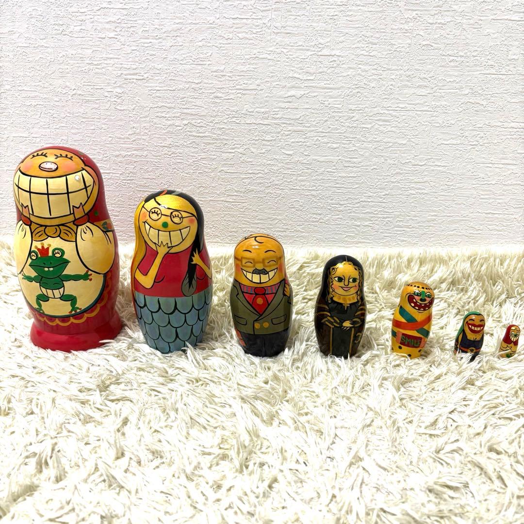 希少品　アルベロベロ ブタさんマトリョーシカ　インテリア小物