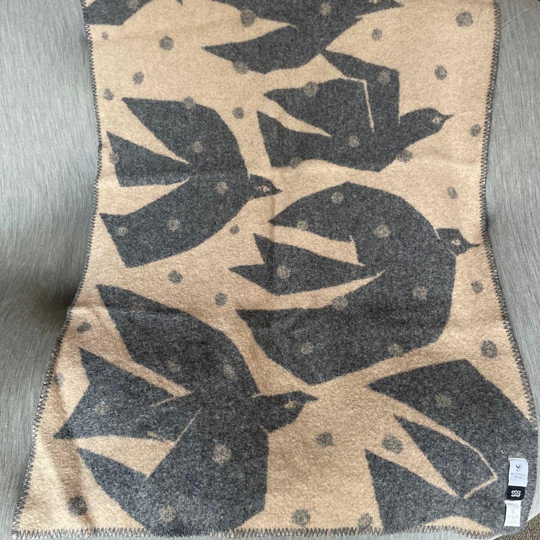 KLIPPAN×ミナペルホネン ブランケット コーム付