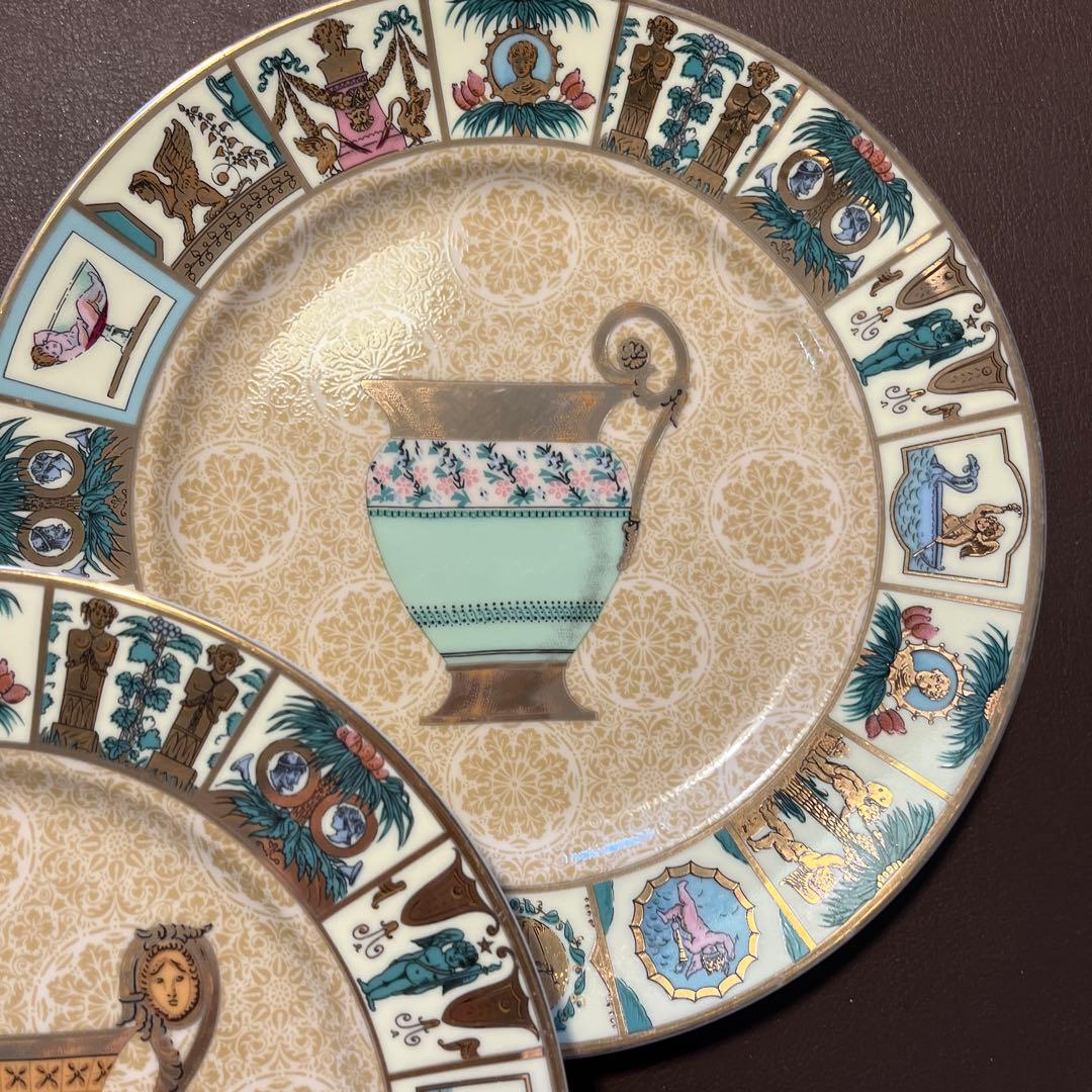 グッチヴィンテージ風デザイン皿5枚セット