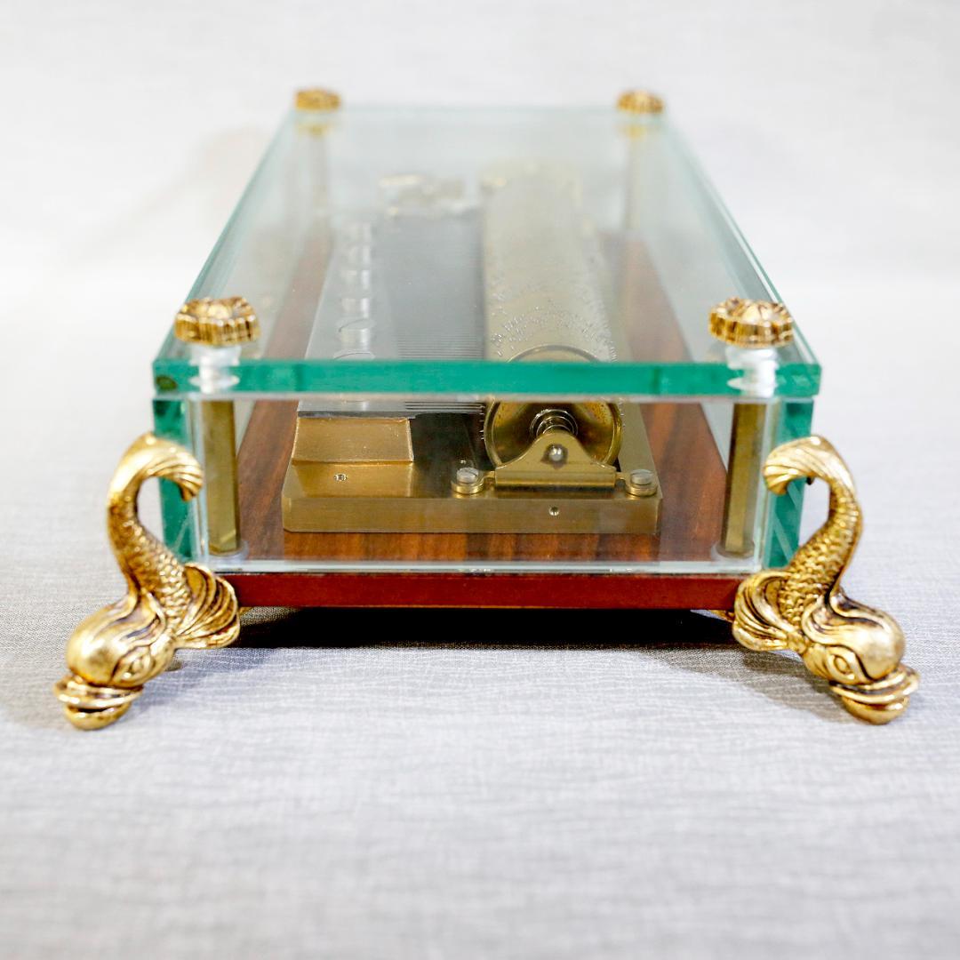 リュージュ 高級オルゴール クリスタル ７２弁 ベートーベン ３メロディー