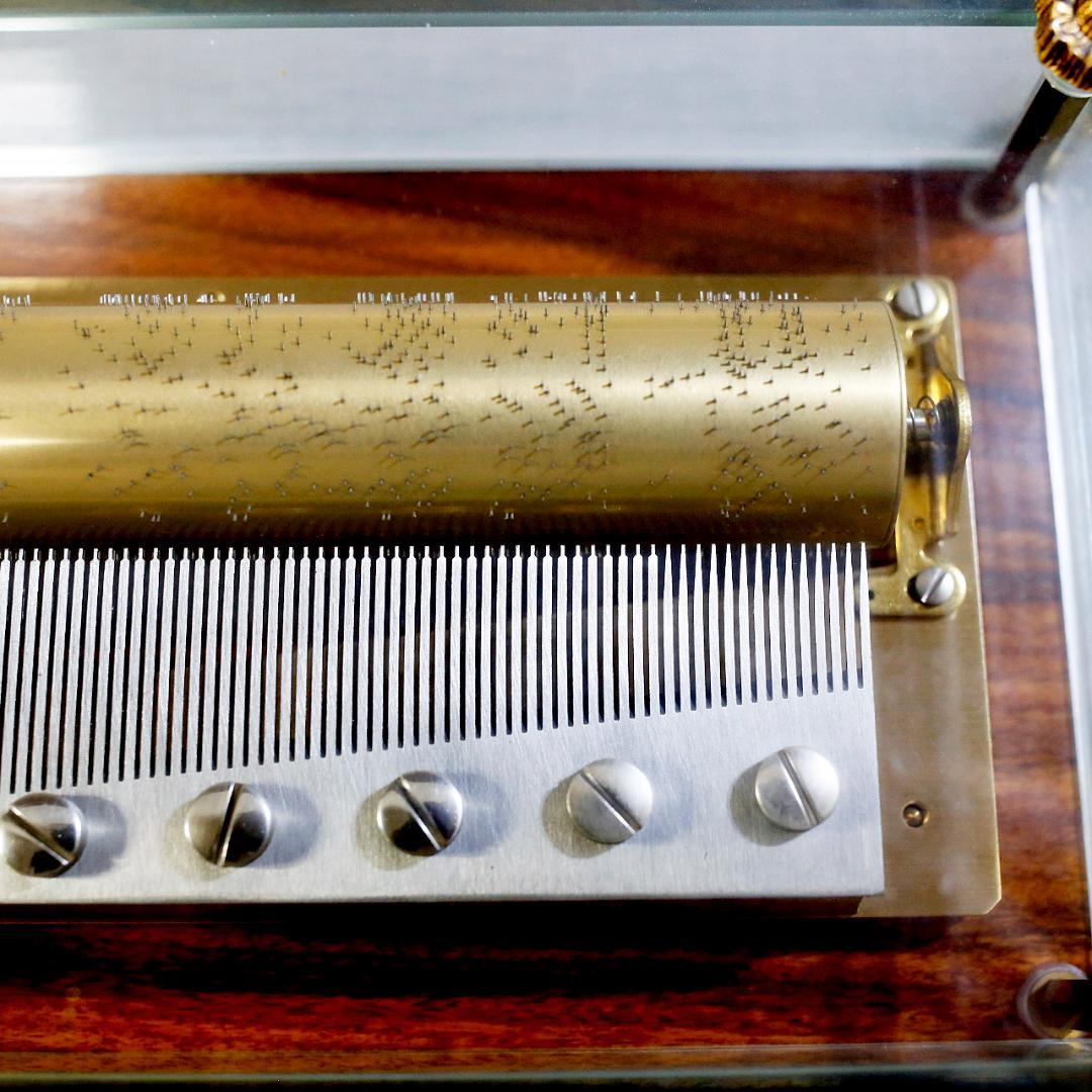 リュージュ 高級オルゴール クリスタル ７２弁 ベートーベン ３メロディー