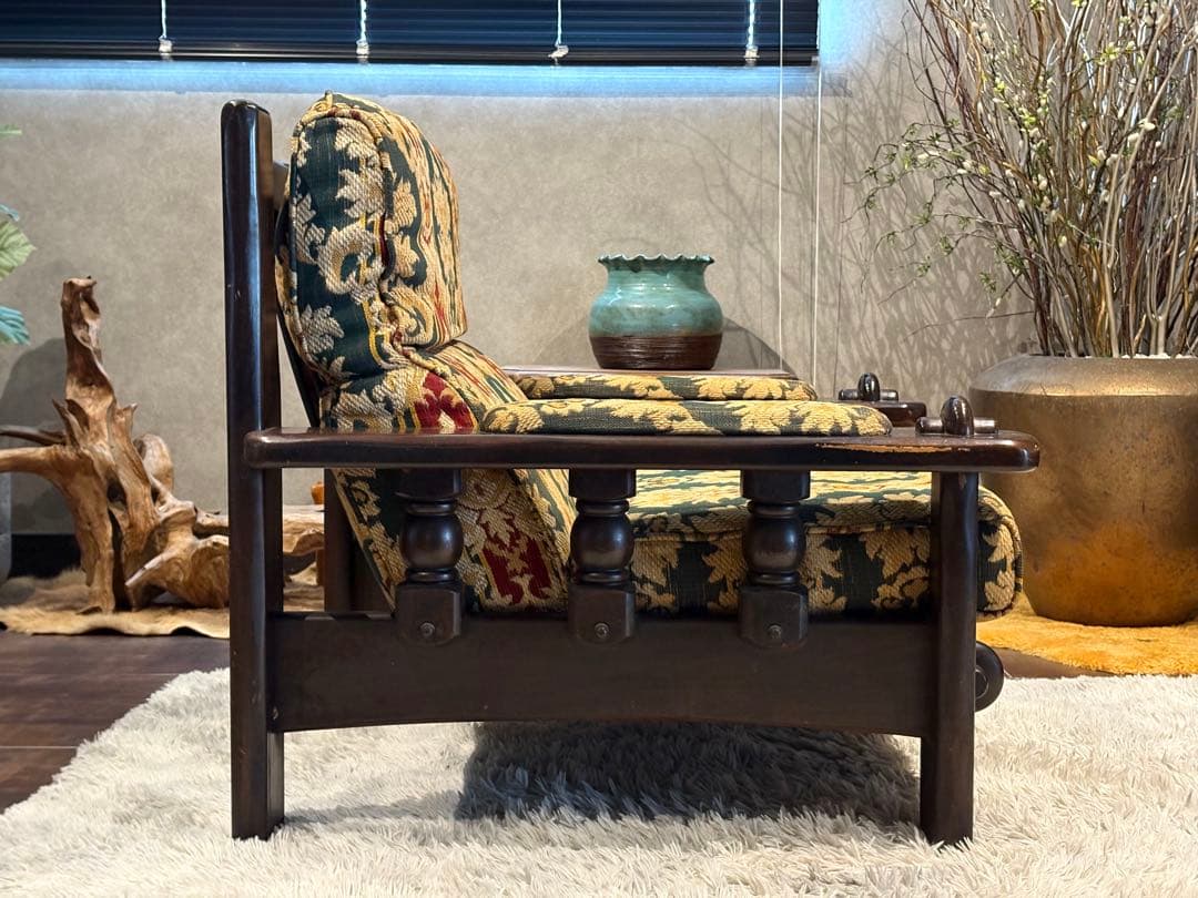 ②karimoku カリモク　1人掛けソファ　1Pソファ　ファブリック　IG