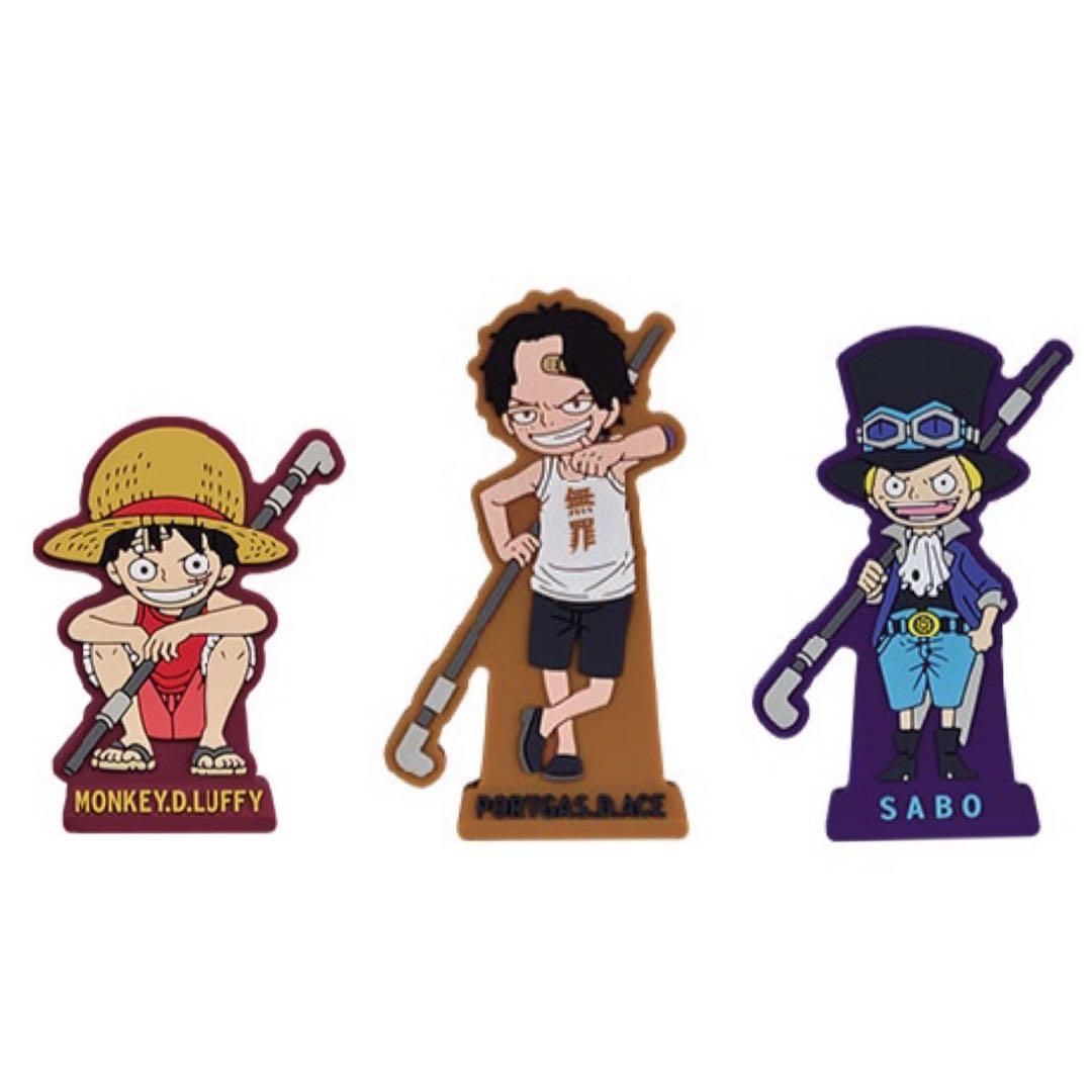 ワンピース 一番くじ ラバースタンド3点 ルフィ エース サボ - メルカリ