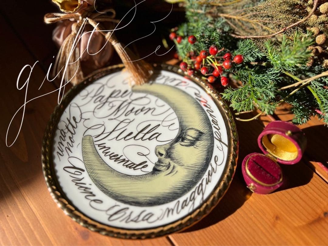 クアラントット　ノベルティPaper Moon 限定皿 quarant'otto