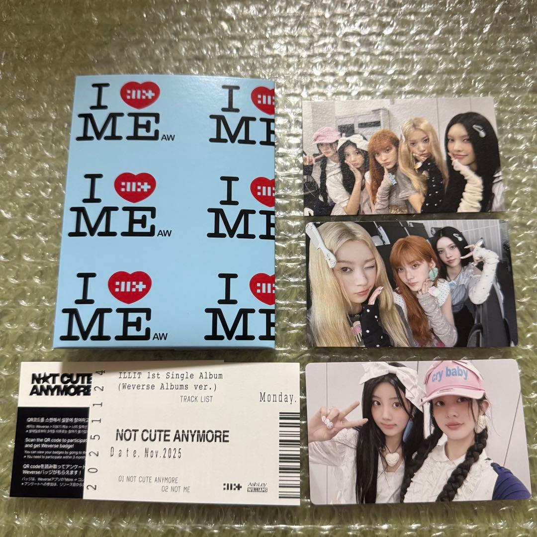 ILLIT NOTCUTEANYMORE weverse モカ イロハ トレカ - メルカリ