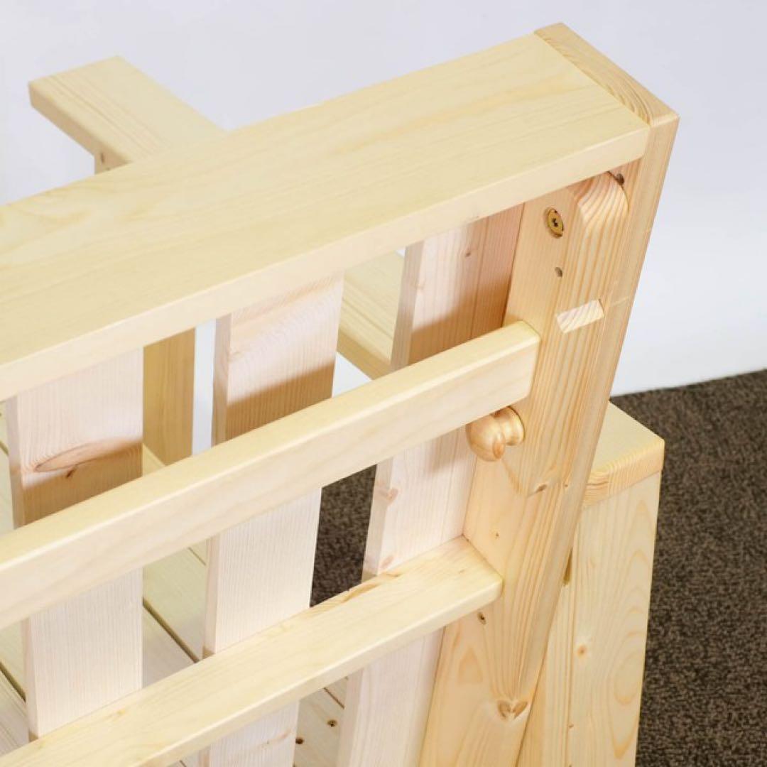 H 新品 北欧パイン ソファベッド フレーム 伸長 セミダブル すのこベッド