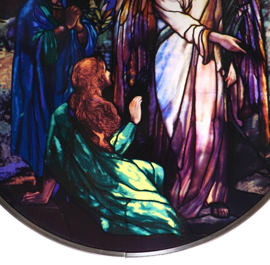 セントピーターズ教会 大型 ヴィンテージ ステンドグラス ティファニー・スタジオ