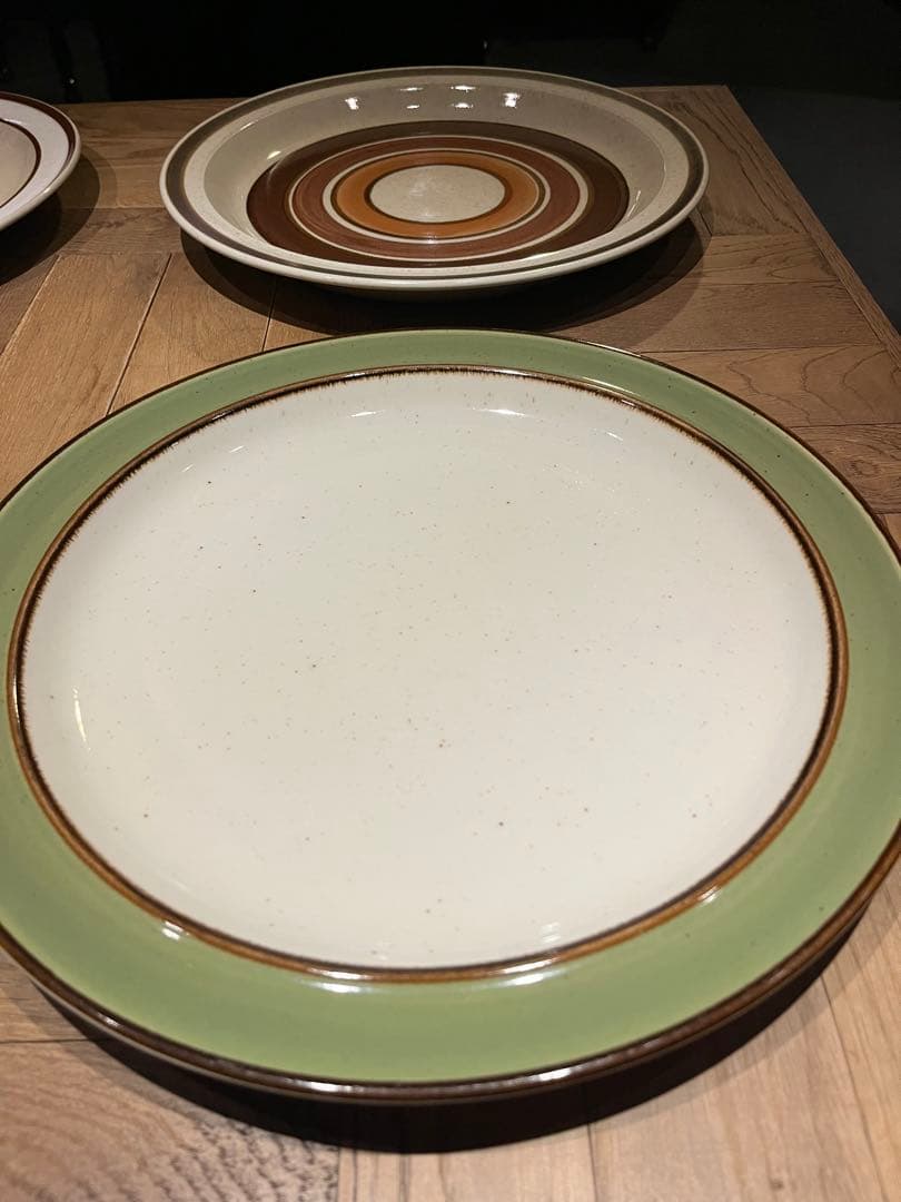大皿ストーンウェア　7枚セット