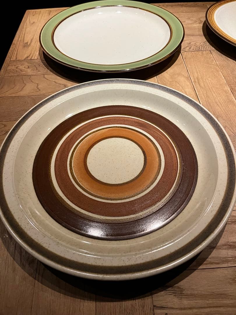 大皿ストーンウェア　7枚セット