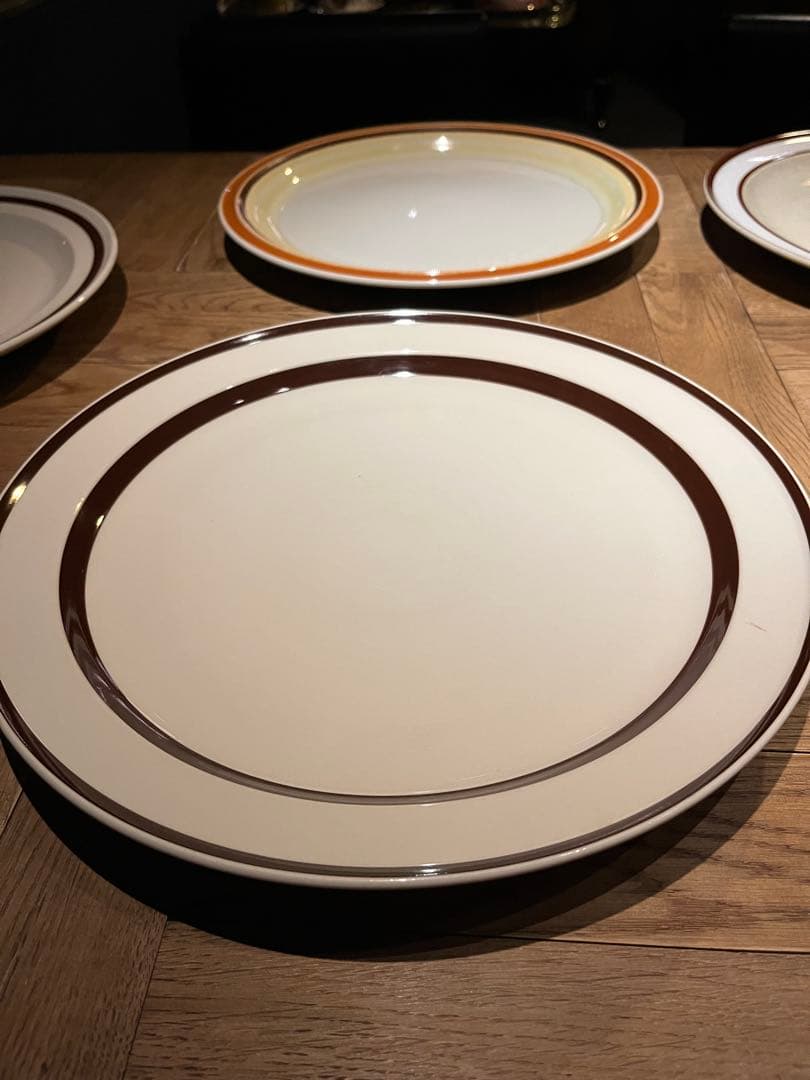 大皿ストーンウェア　7枚セット