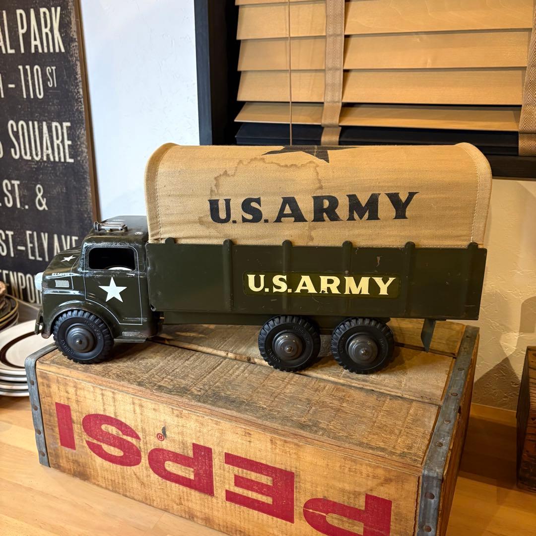 【希少】50s ヴィンテージ MARX\"社 U.S.ARMY トイ トラック