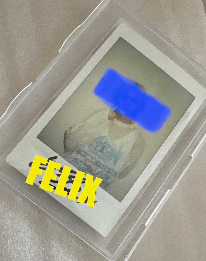 StrayKids フィリックス 直筆サイン チェキ スキズ FCくじ - メルカリ