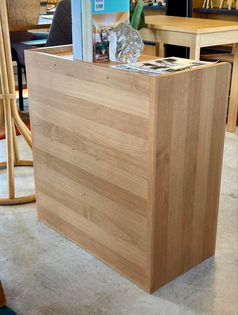 木製ラック オープン棚 引き出し付き【monoroom町田】