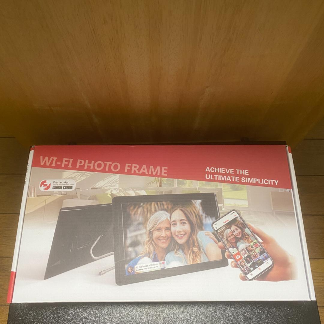 デジタルフォトフレーム 10.1インチ Wi-Fi おしゃれ　写真　プレゼント