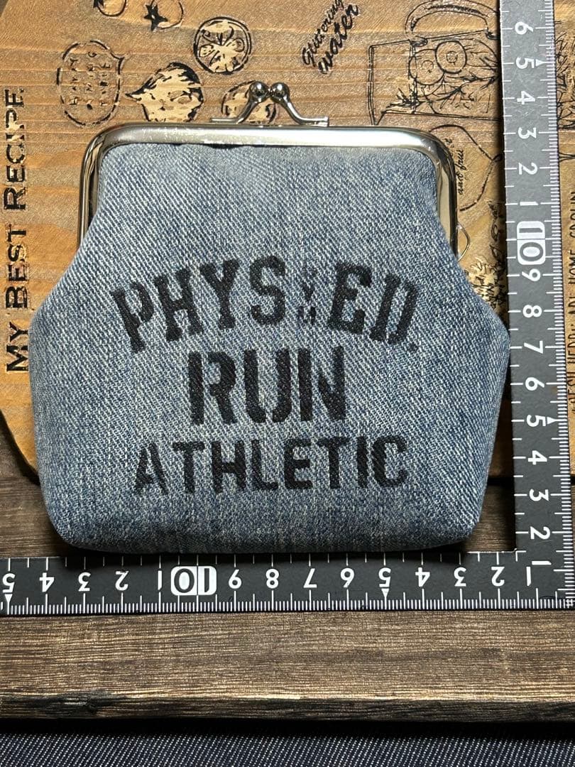 リメイクデニムステンシルがま口ちゃん　No.802