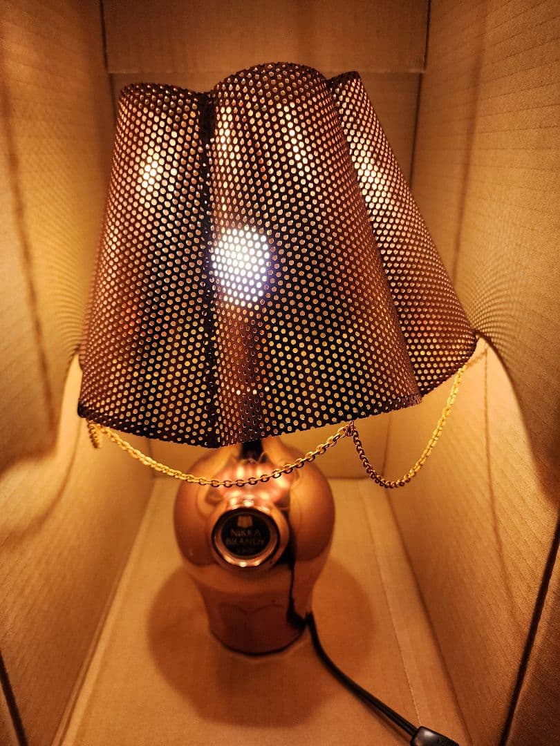 値下げ　昭和レトロ　ニッカ　ニッカブランデー　ランプ　2個セット　経年品