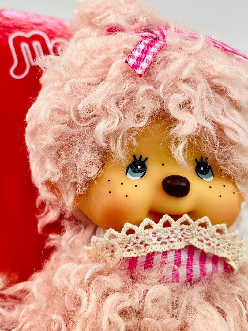 モンチッチ ボア ロング くすみピンク 日本未発売 海外 レア - メルカリ