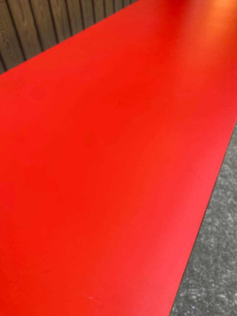 赤いローテーブル　折りたたみ式　180 長方形テーブル　長机　会議　宴会　中華