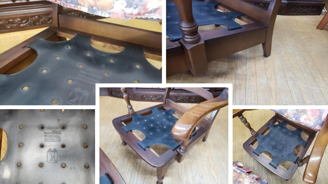 H27　飛騨産業 キツツキ シングル椅子 オットマン