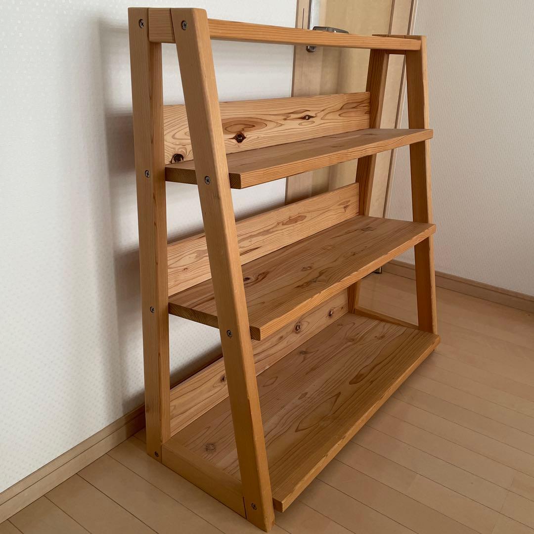 国産杉 本棚 ブックシェルフ ディノス