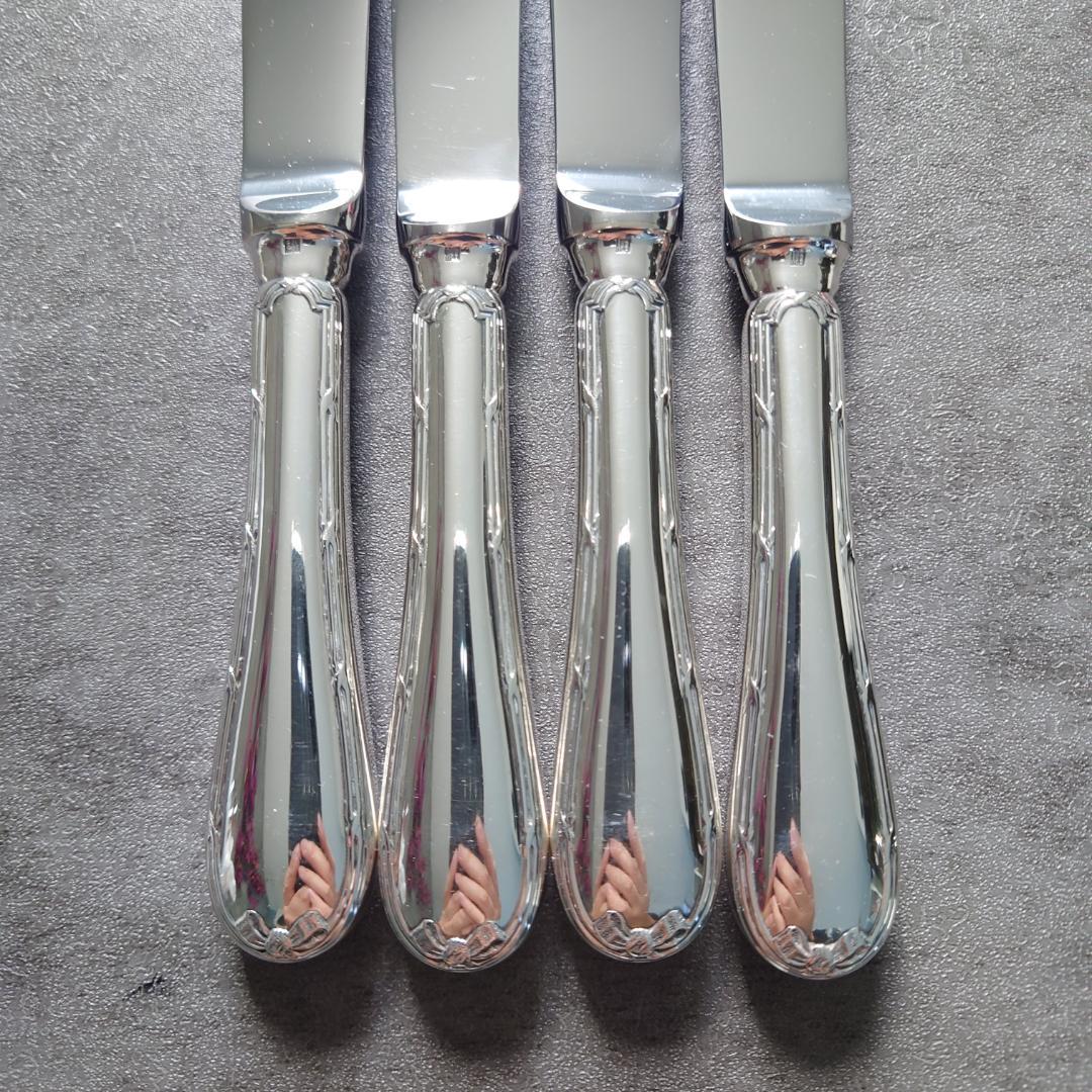 美品 クリストフル リュバン デザートナイフ 4点