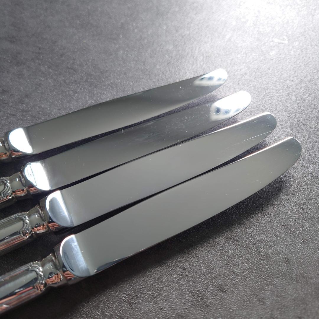 美品 クリストフル リュバン デザートナイフ 4点