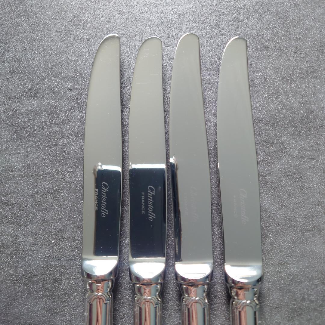 美品 クリストフル リュバン デザートナイフ 4点