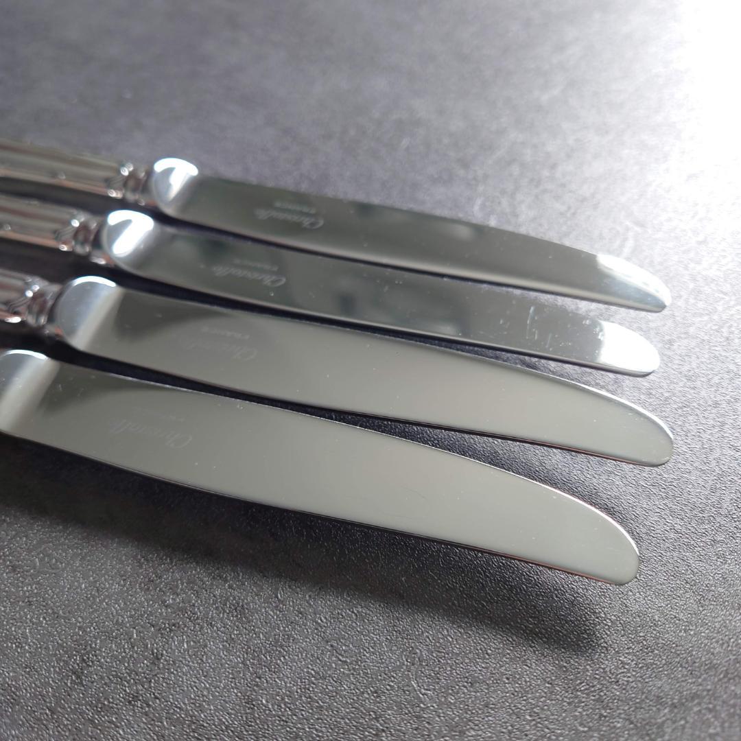 美品 クリストフル リュバン デザートナイフ 4点