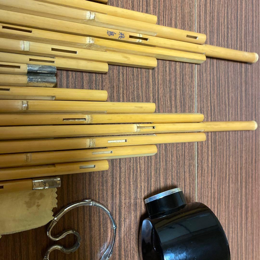 雅楽 笙 鳳笙 プラ管 飛鳥 笙袋ケース付 - メルカリ