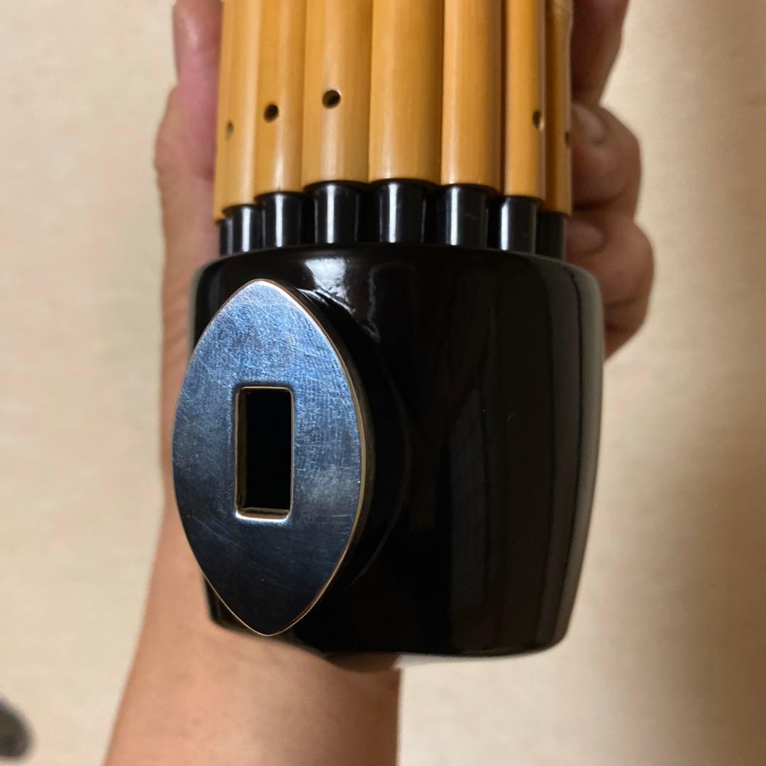 雅楽 笙 鳳笙 プラ管 飛鳥 笙袋ケース付 - メルカリ