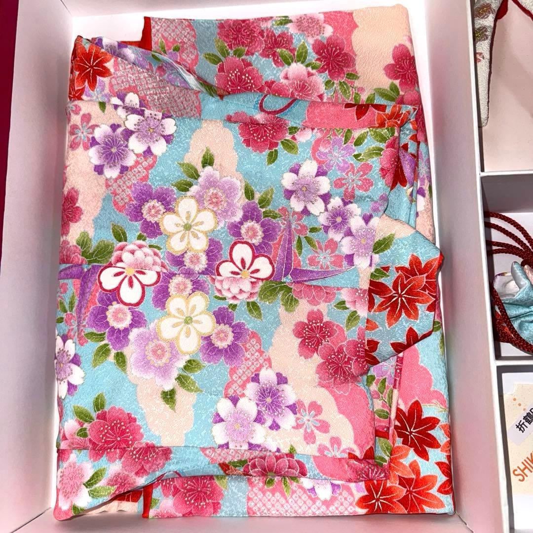 超美品3歳七五三 着物セット 花柄
