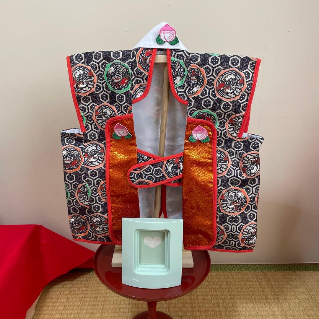 兜飾り 伊達政宗 慶山作 金沢箔金箔押屏風