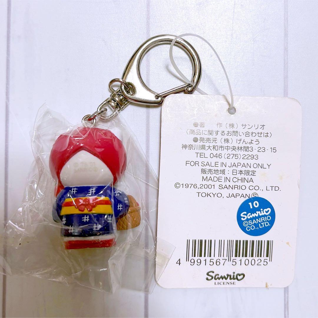 HELLO KITTY みちのくキティ物語　りんご娘キーホルダー