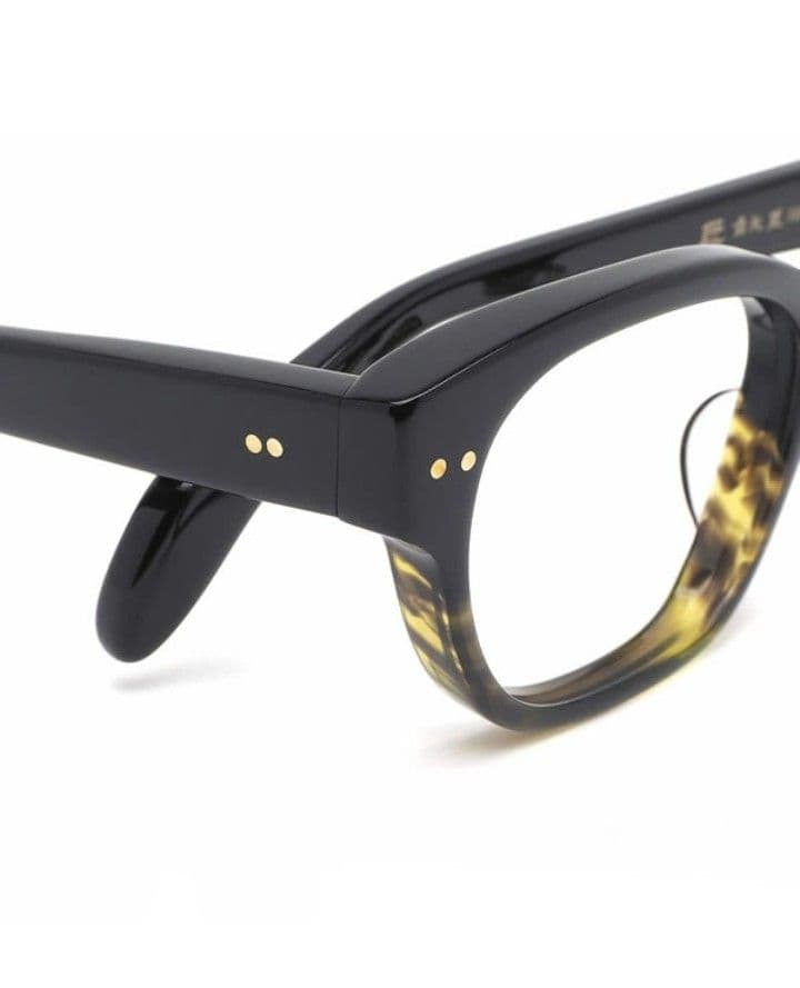 ☆匠 角矢甚治郎作【鯖江メガネ・新品】伊達メガネ　セルロイドフレーム　其32-カ