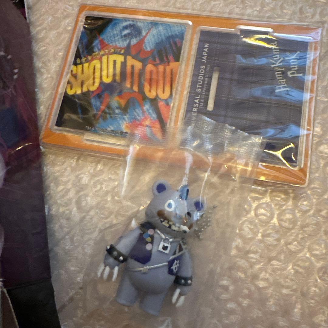 USJ ハミクマ コレクタブルキーチェーン アクリル台座つき パンク