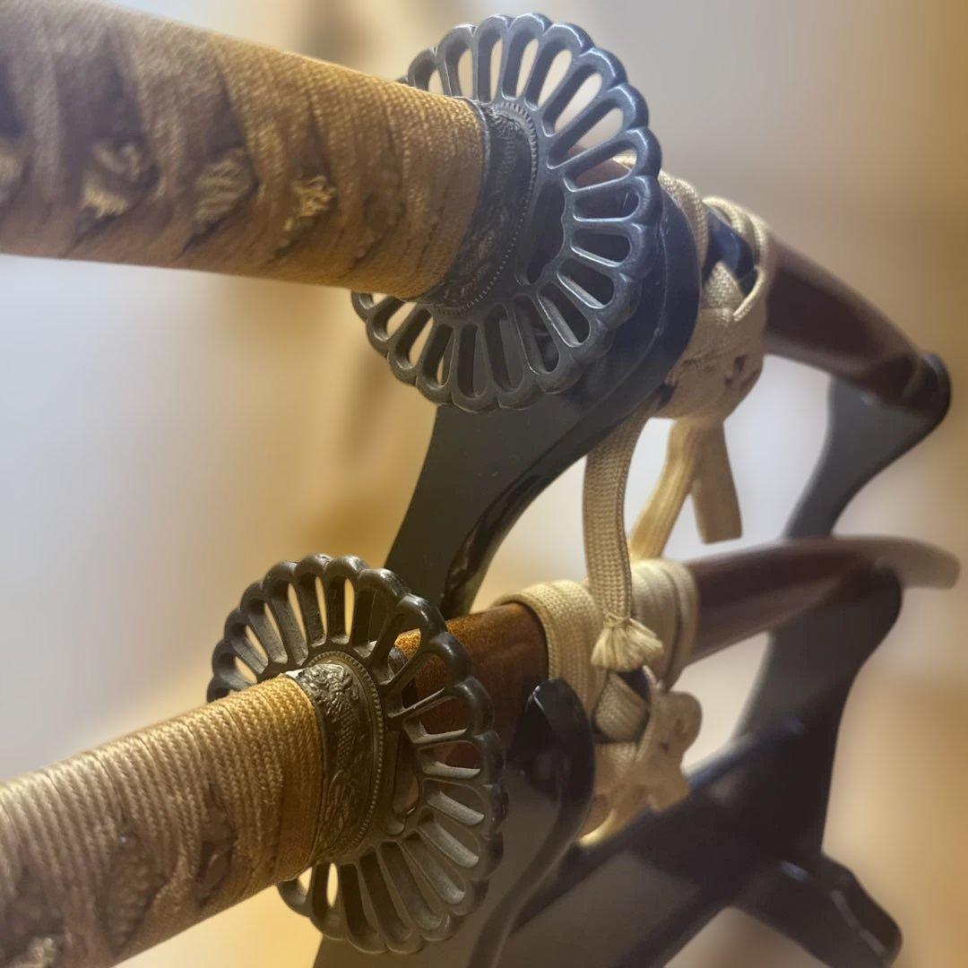 模造刀2本セット　　高岡銅器