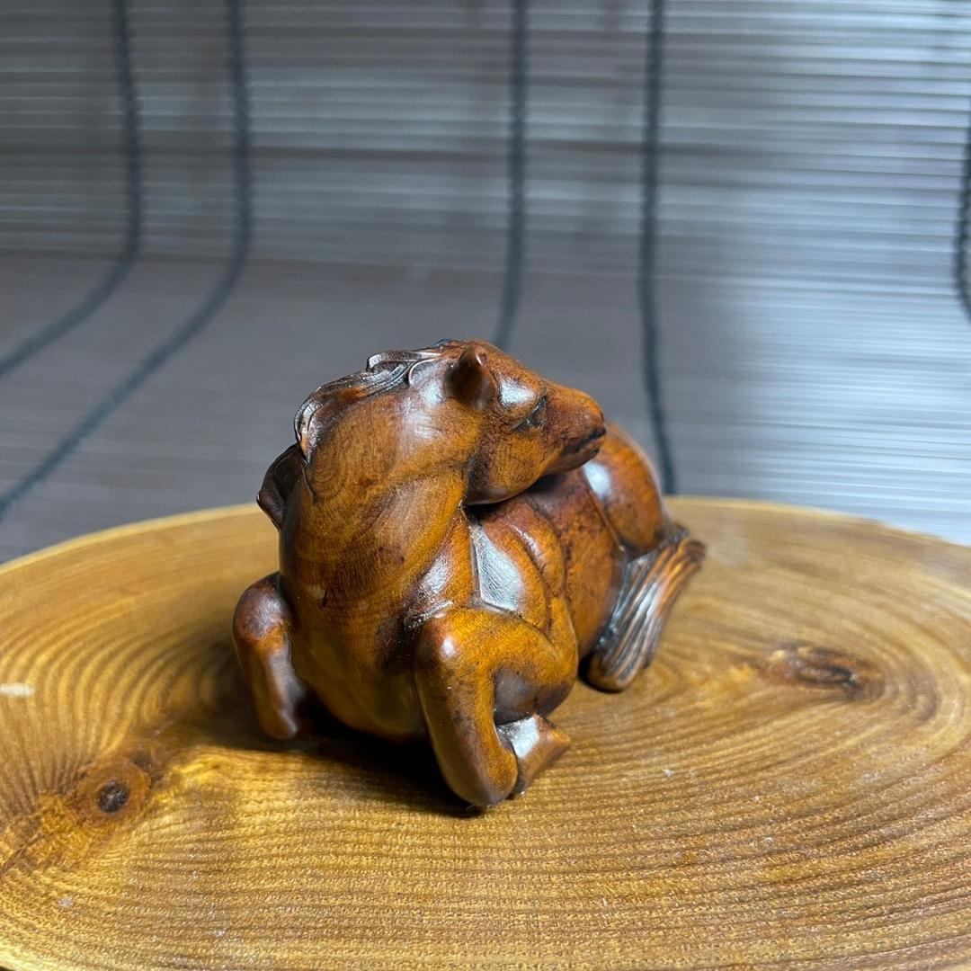 馬』戦馬 根付 提げ物 /緒締め /帯留め /Netsuke 江戸時代 - メルカリ
