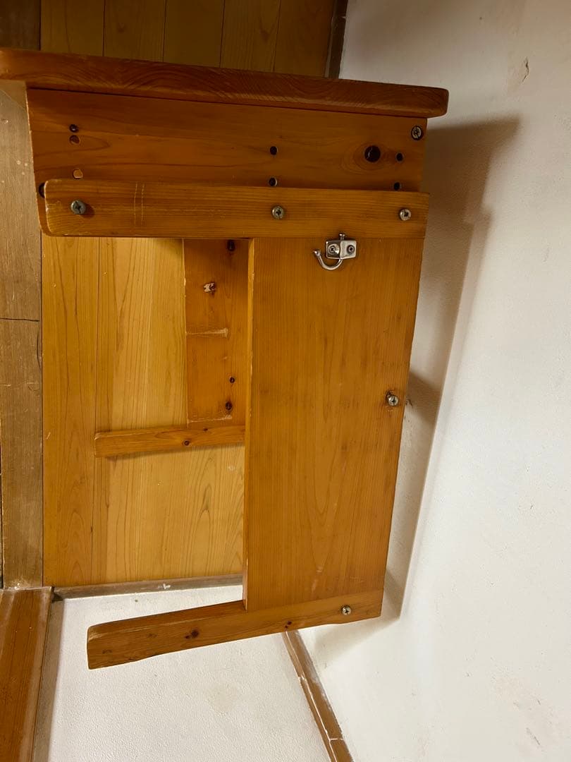 昭和　ウッドデスク　机　レトロ　家具　学習机