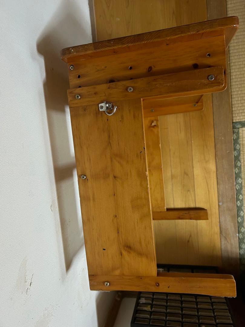 昭和　ウッドデスク　机　レトロ　家具　学習机