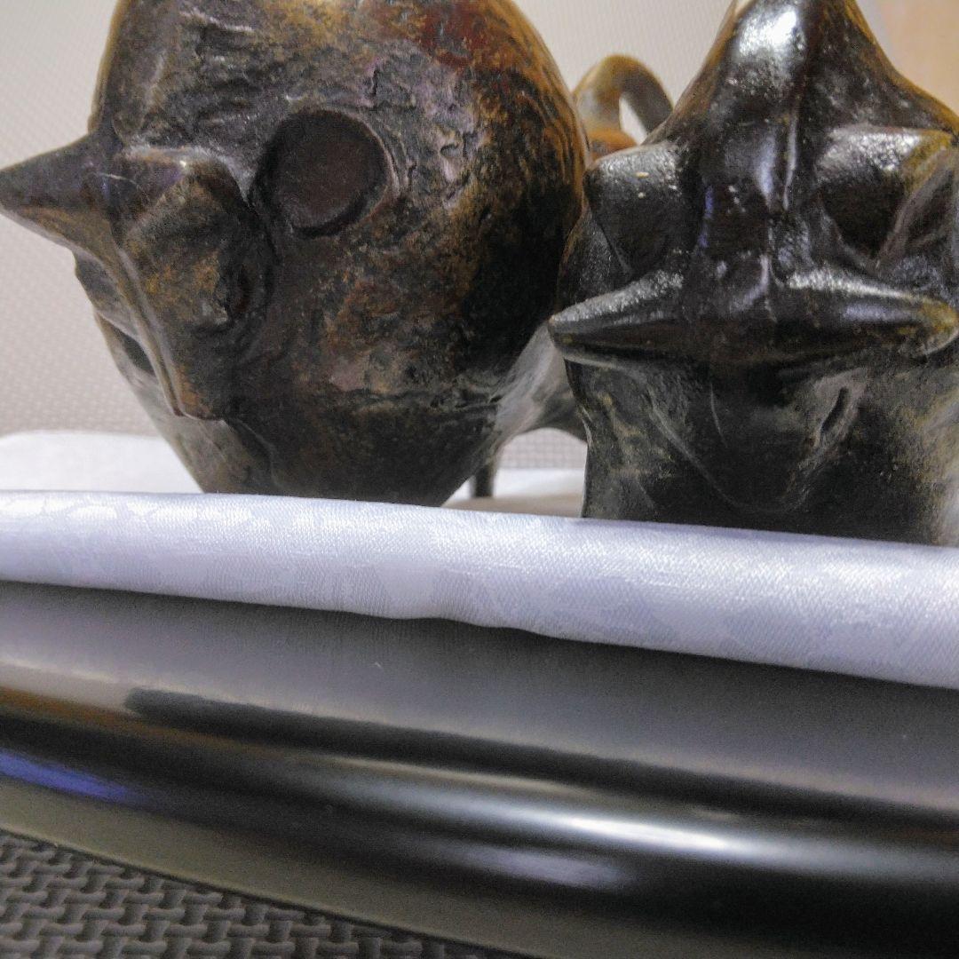 ☆ブロンズ像☆牛☆二口金一作