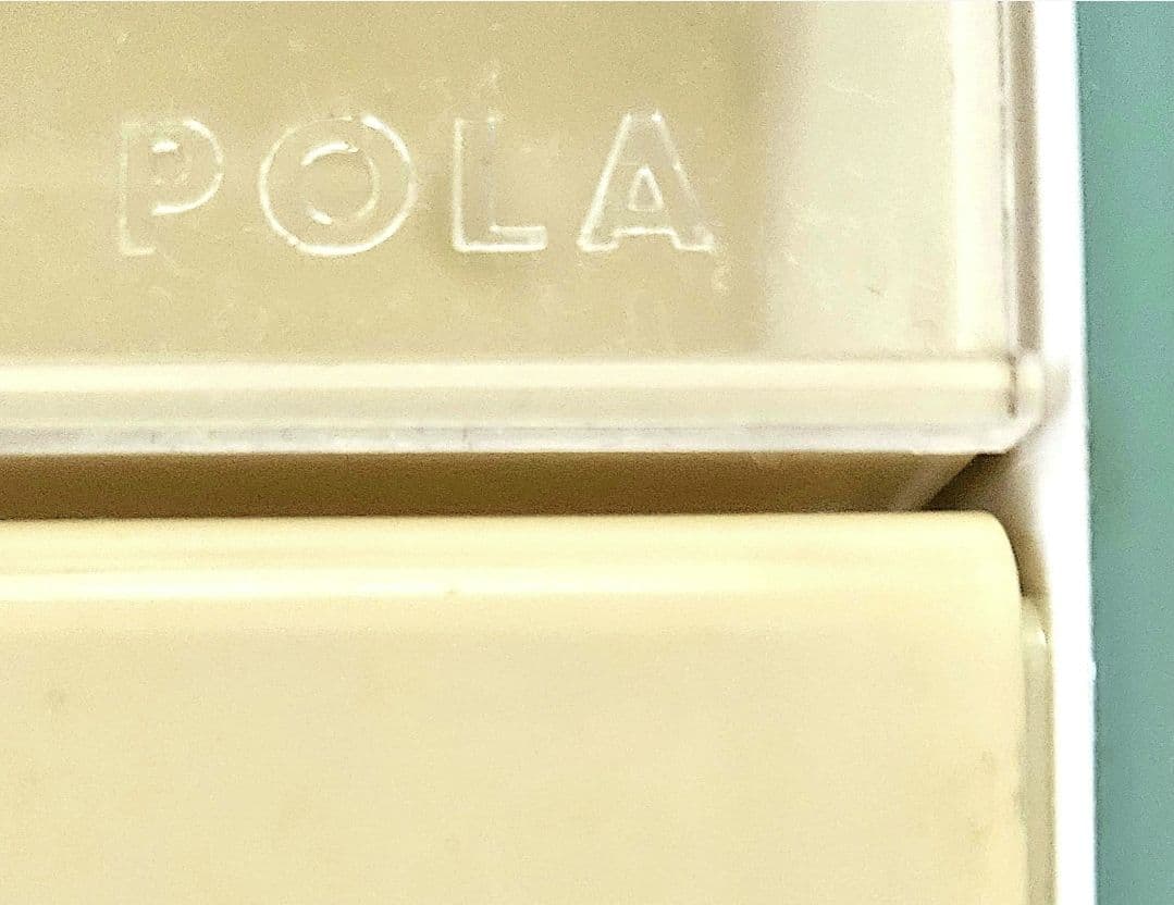 希少 昭和レトロ アンティーク POLA コットン ティッシュケース 新品