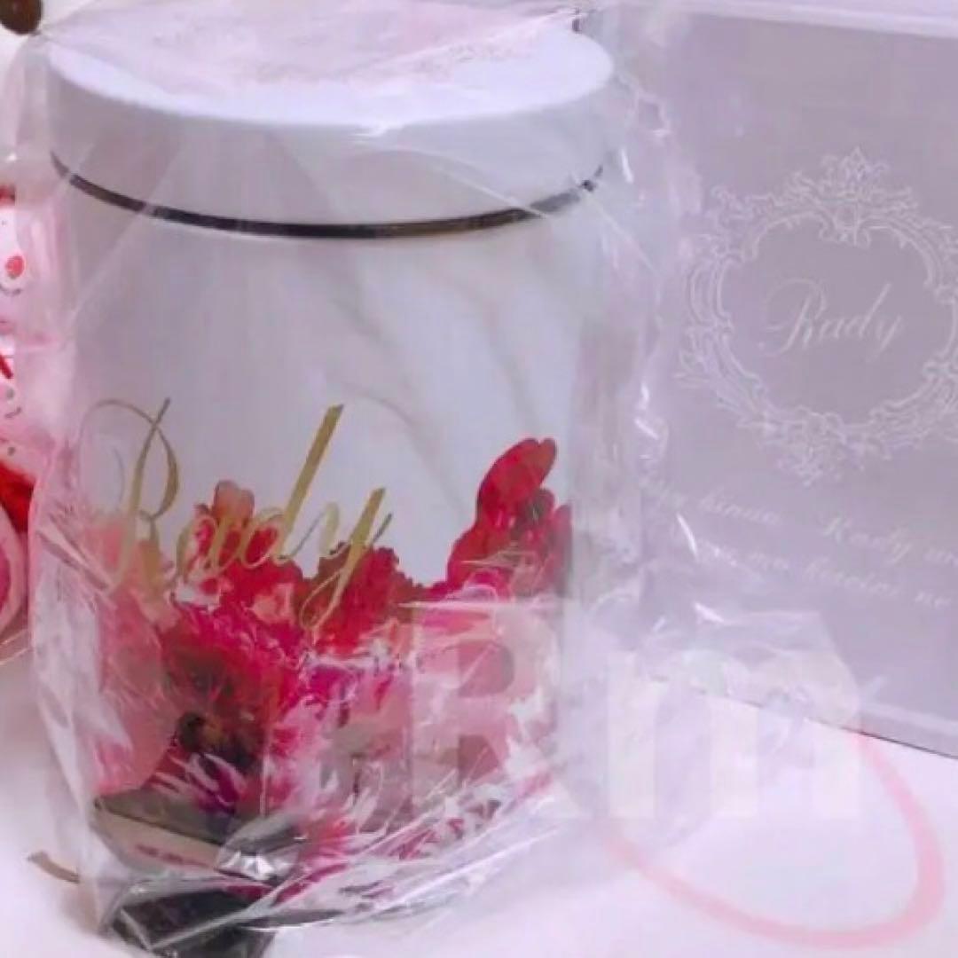 Rady レディー ノベルティ ダストボックス ゴミ箱 リゾフラ ホワイト 白