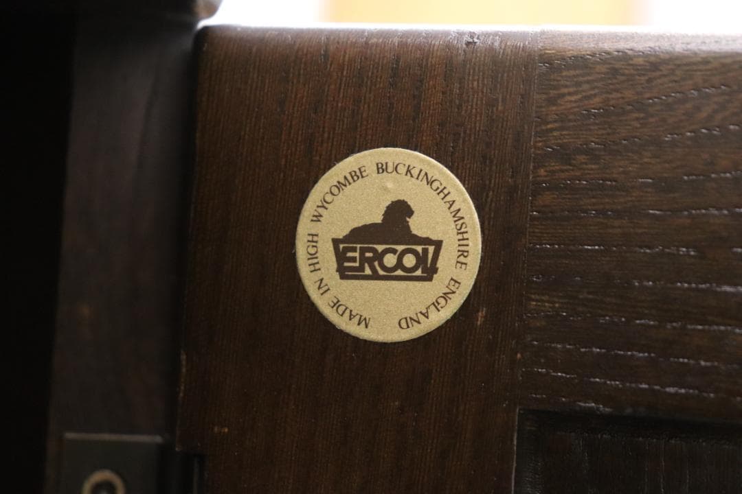 アーコール 英国 ヴィンテージ エルム材 クラシカル コーナーキャビネット