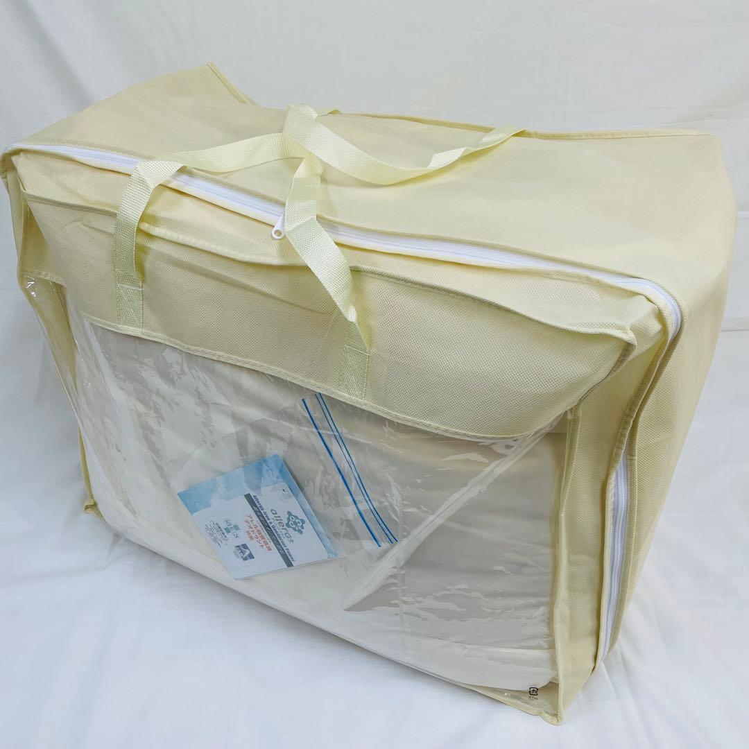 羽毛布団 シングル 抗菌防臭羽毛 きなり 150×210cm 日本製　特価