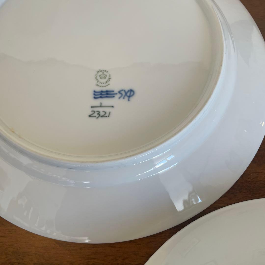 ロイヤルコペンハーゲン ブルーフルーテッド プレイン プレート 27cm