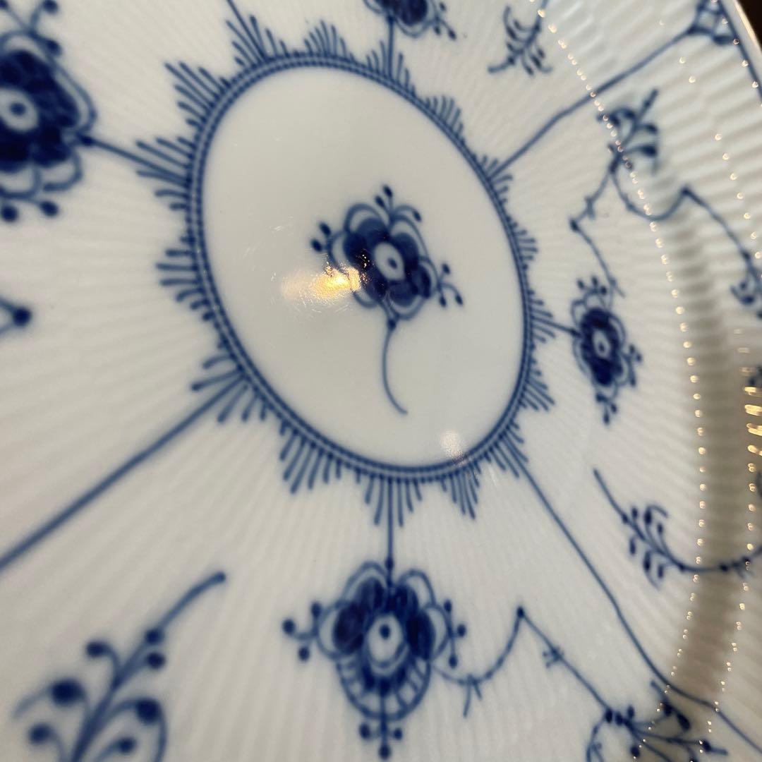 ロイヤルコペンハーゲン ブルーフルーテッド プレイン プレート 27cm