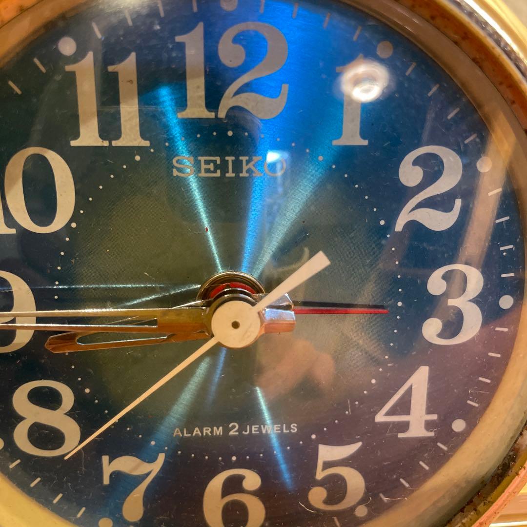 SEIKO 置き時計 手巻き スペースエイジ 昭和レトロ - メルカリ